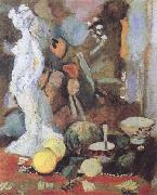 Still Life with Statuette (mk35) Henri Matisse